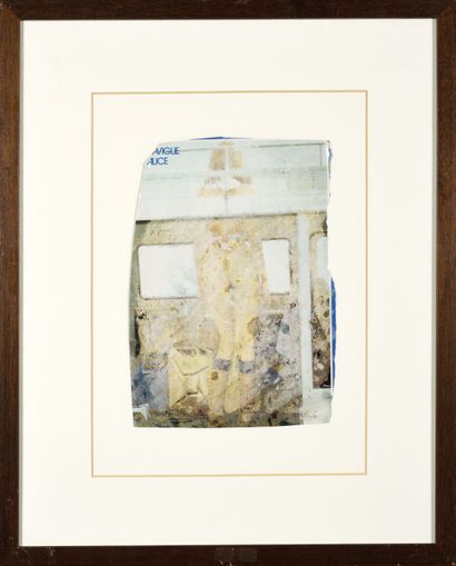 Mimmo ROTELLA (1918 - 2006) 
Prima del viaggio,...