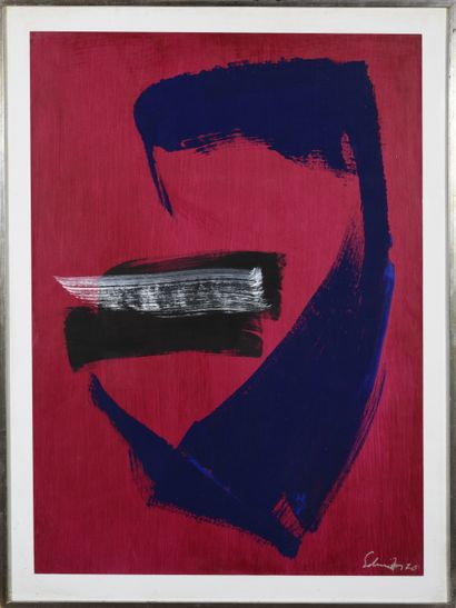 Gérard SCHNEIDER (1896 - 1986)
Untitled,...