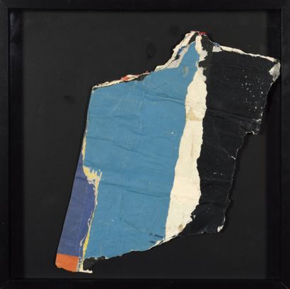 Raymond HAINS (1926 - 2005) 
Abstract composition,...