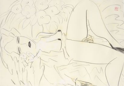Walasse TING (1929 - 2010)
Come and hug me...