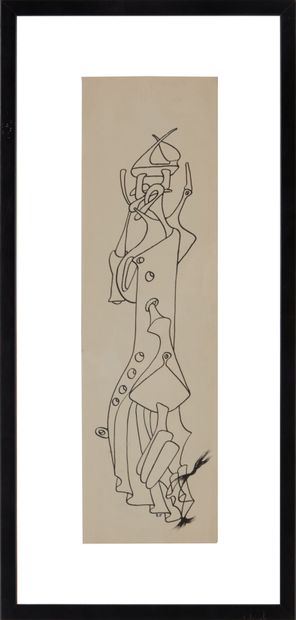 Yves TANGUY (1900 - 1955) 
Untitled, c. 1945...