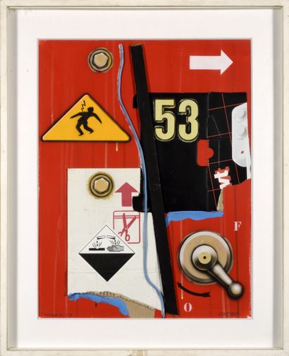 Peter KLASEN (born 1935)
Cut here/53
Mixed...