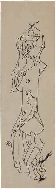 Yves TANGUY (1900 - 1955) 
Untitled, c. 1945...