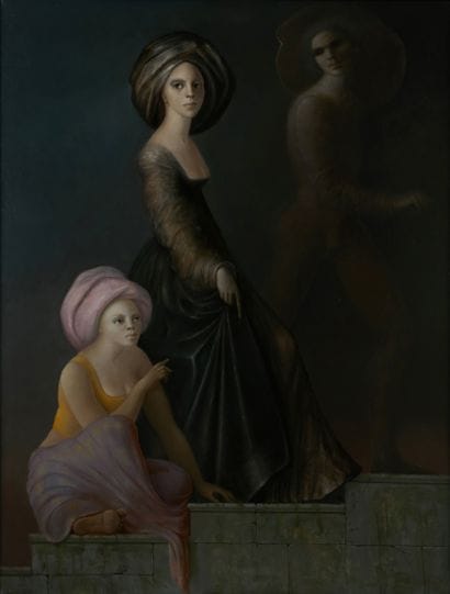 Leonor FINI (1907 - 1996)
La Tenebrosa, 1978...