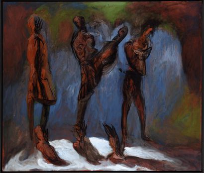 Gérard GAROUSTE (born 1946)
Untitled, 1990
Oil...