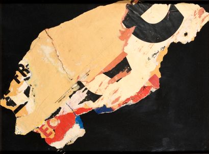 Raymond HAINS (1926 - 2005) 
FR, 1960 
Torn...