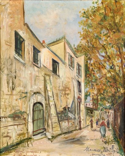 Maurice UTRILLO (1883 - 1955)
Rue Saint-Vincent...