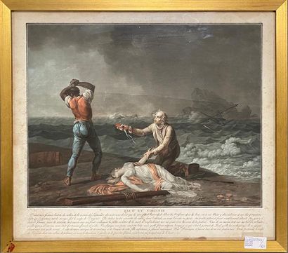 PAUL ET VIRGINIE
Ensemble six gravures en...