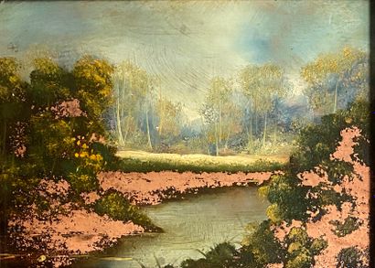 Robert WOLLINGER
Paysage
Deux huiles sur...