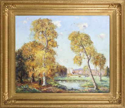 Emmanuel de LA VILLEON (1858-1944)
Paysage...