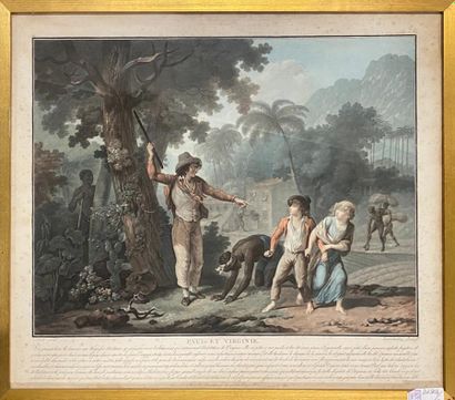 PAUL ET VIRGINIE
Ensemble six gravures en...