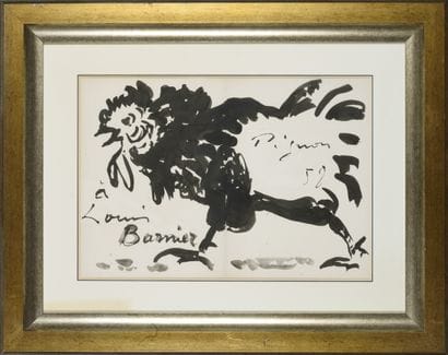 Edouard PIGNON (1905-1993)
Le coq
Encre,...