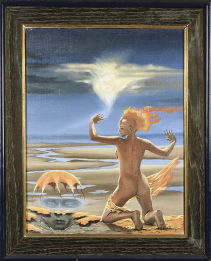 XXe
Présence apaisante, 1983
Huile sur toile,...