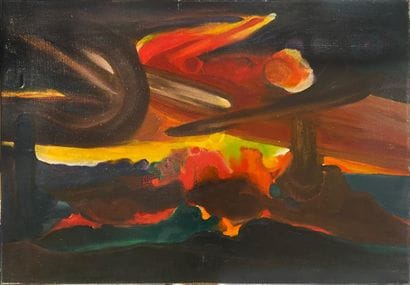 Jos DECOCK (1934-2010)
Explosion du rouge,...