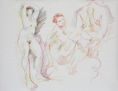Élisabeth CIBOT (Français, née en 1960)
Etude...