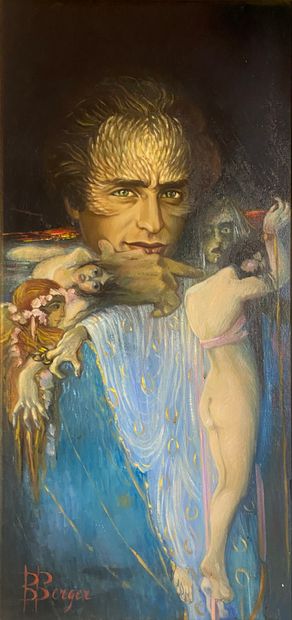 B BERGER
Composition fantastique
Huile sur...