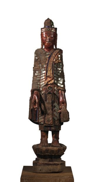 Buddha
Myanmar (Burma) circa 19th century
Lacquered...