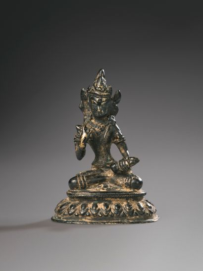 Vajrasattva
Népal
Alliage cuivreux. H. 10...