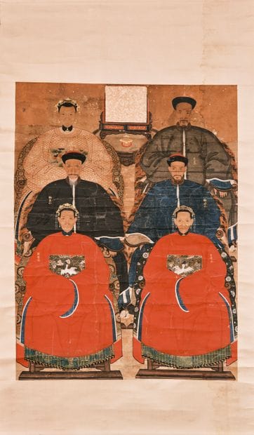 Portraits of ancestors and family lineage
China,...