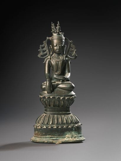 Buddha adorned
Myanmar (Burma). Circa 18th...