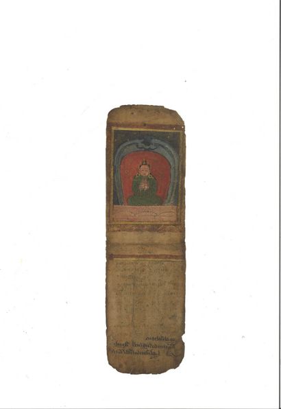 Ensemble de quatre Tsakli
Tibet circa 14°-15°...