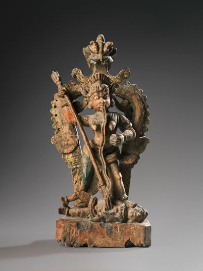 Durga (Durgā)
Inde méridionale circa 19°...
