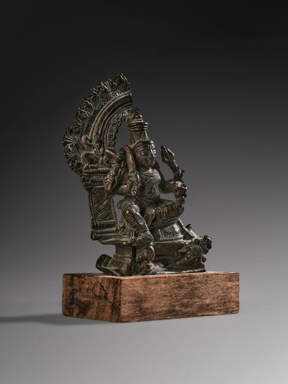 Shiva (Śiva)
Inde, Kerala circa 17° siècle
Alliage...
