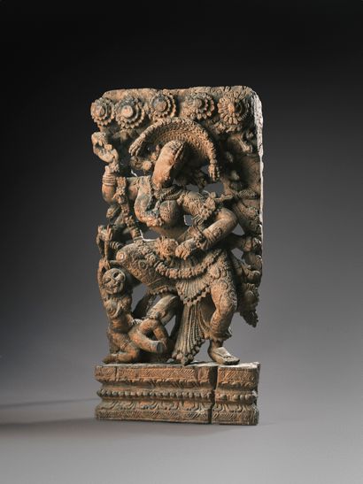 Élément de char processionnel
Inde, Tamil...