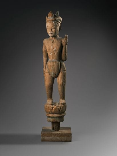 Gong bearer
Myanmar (Burma) circa 19th century
Wooden....