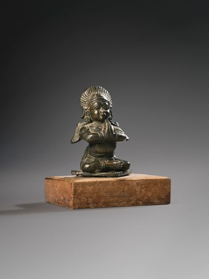 Divinité
Inde méridionale circa 18°-19° siècle
Alliage...