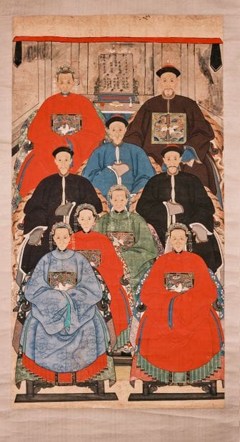 Portraits of ancestors and family lineage
China,...