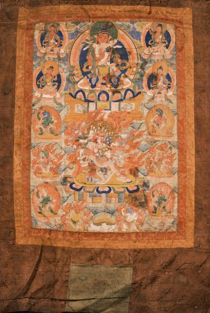 Cycle du bardo
Tibet circa 19° siècle
Détrempe...
