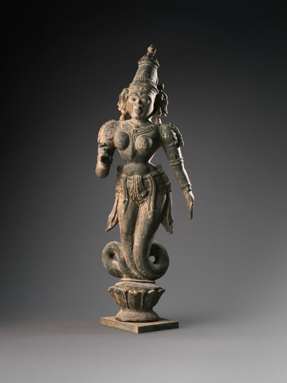 Divinité féminine
Inde, Tamil Nadu circa...