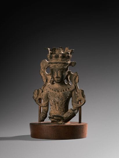 Buddha bust adorned
Myanmar (Burma) circa...