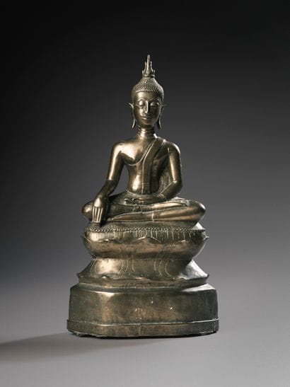 Buddha
Laos circa 18°-19° century
Copper...