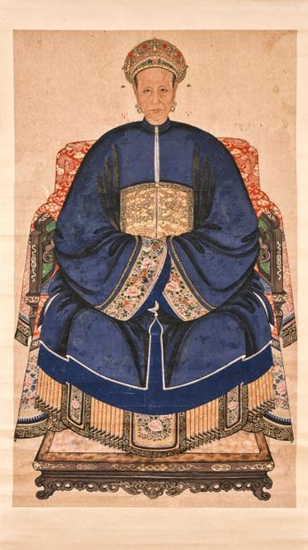 Portrait of a female ancestor
China, late...