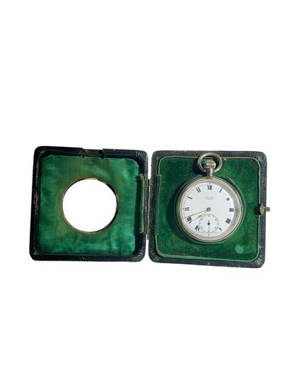 Silver gousset watch, signed Limit, with...