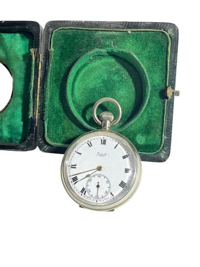 Silver gousset watch, signed Limit, with...