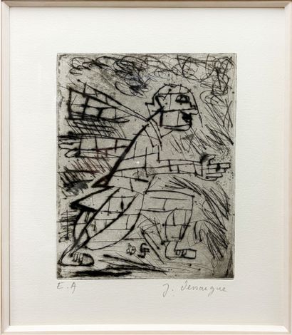 Jean DESSAIGNE (born 1939)
The winged runner...