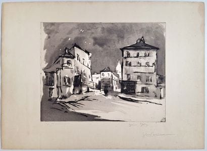 GEN-PAUL (1895-1975) 
View of Montmartre,...