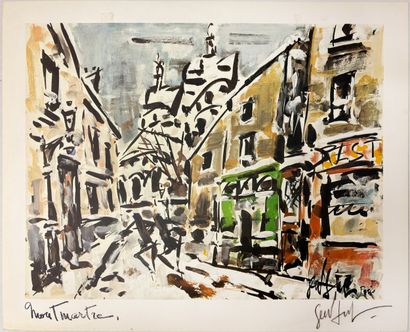 GEN-PAUL (1895-1975)
Montmartre
Color print...