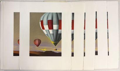 Jean-Paul DONADINI (born 1951)
Les deux montgolfières
Set...