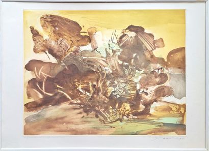 ZAO WOU KI (1920-2013)
Untitled, 1974
Lithograph...
