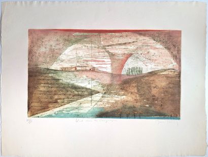 René CARCAN (1925 - 1993)
Wind in the countryside
Etching...