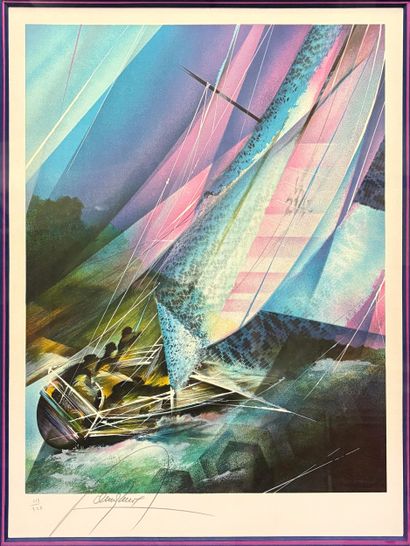 20th century FRENCH SCHOOL
The Regatta
Color...