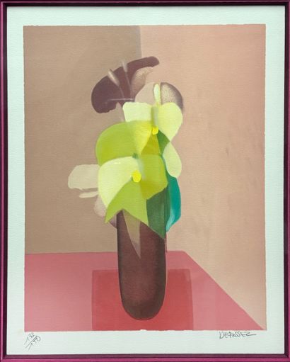 Alfred DEFOSSEZ (born 1932)
Bouquet de fleurs
Color...