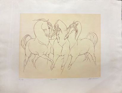 Paul de CHABOT (born 1932)
Troika
Color lithograph...