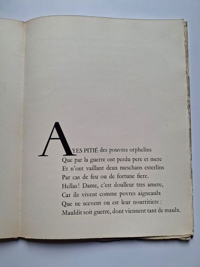 André FOUGERON (1913-1998)
Martial d'AUVERGNE...