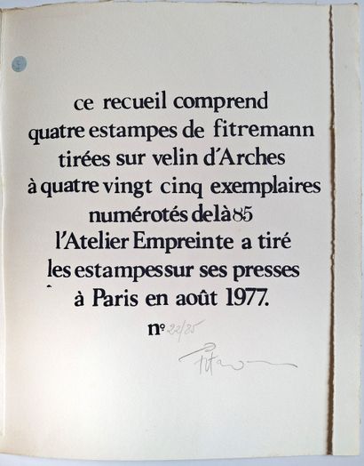 Gérard FITREMANN (born 1946)
Charade, 1977
Collection...