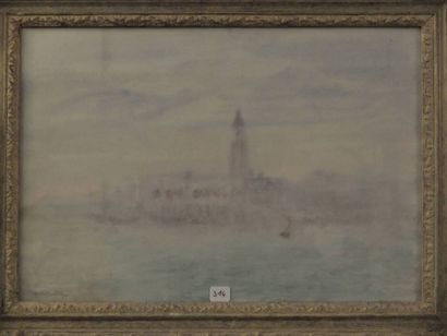 BARBIER André 1883-1970
Venise, Place St...